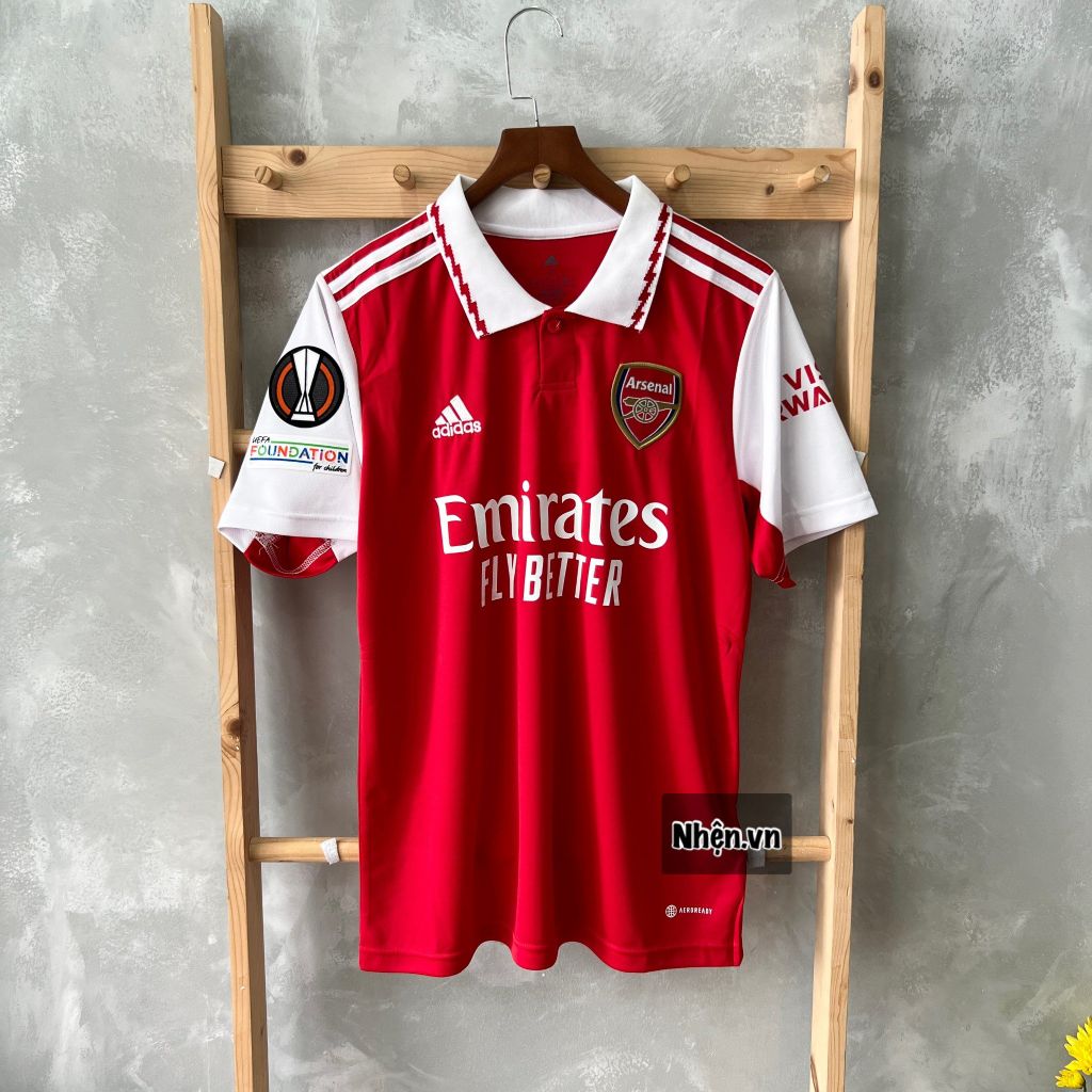 Áo đấu Arsenal sân nhà bản FAN logo thêu mùa giải 2022/23 – Nhện Shop