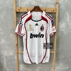 ÁO ĐẤU AC MILAN SÂN KHÁCH TRẮNG RETRO 2006/07