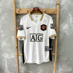 ÁO ĐẤU MANCHESTER UNITED 2006/08 RETRO HÀNG THÁI SÂN KHÁCH TRẮNG