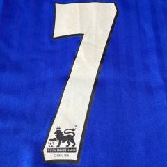 ÁO BÓNG ĐÁ MANCHESTER UNITED 2005/06 CHÍNH HÃNG SÂN KHÁCH XANH RONALDO #7 - M (ÂU)