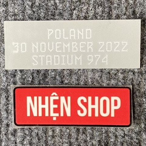 MATCH DETAILS ARGENTINA VS POLAND AUTHENTIC ARGENTINA SÂN KHÁCH 2022 WORLD CUP