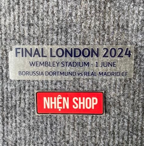 MATCH DETAILS CHUNG KẾT C1 WENBLEY 2024 AUTHENTIC REAL MADRID 2023/24 UCL