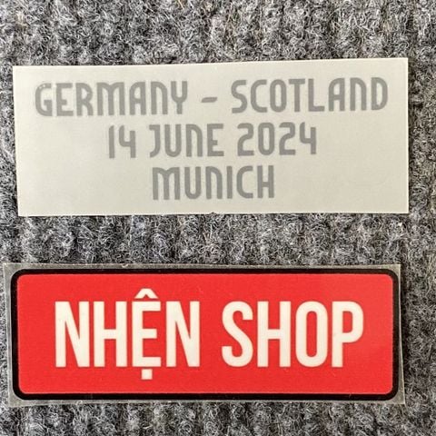 MATCH DETAILS GERMANY VS SCOTLAND AUTHENTIC ĐỨC SÂN NHÀ 2024 EURO