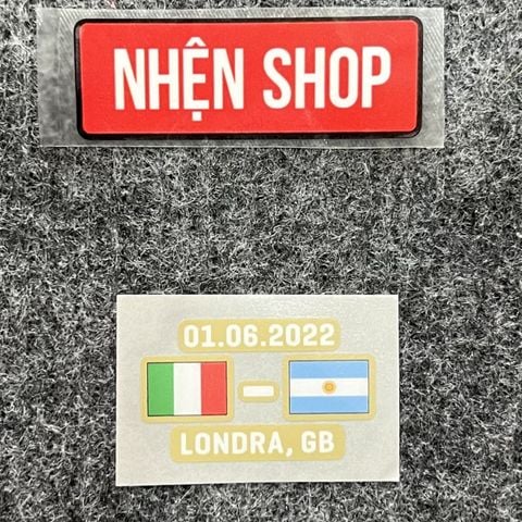 MATCH DETAILS SIÊU CÚP LIÊN LỤC ĐỊA AUTHENTIC Ý 2022 FINALISSIMA