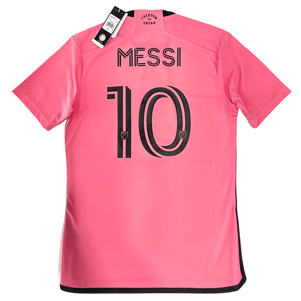 ÁO ĐẤU INTER MIAMI 2024/25 CHÍNH HÃNG SÂN NHÀ BẢN FAN IN MESSI #10 - JE9741 - SIZE L