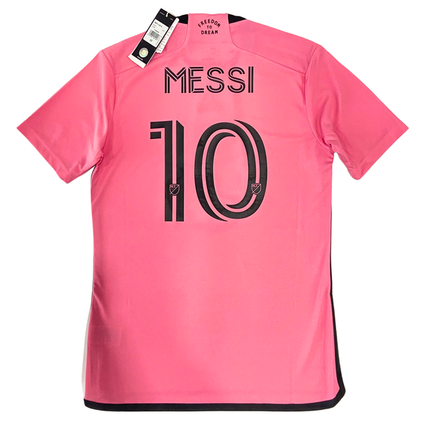 ÁO BÓNG ĐÁ INTER MIAMI 2024/25 CHÍNH HÃNG SÂN NHÀ BẢN FAN IN MESSI #10 - JE9741