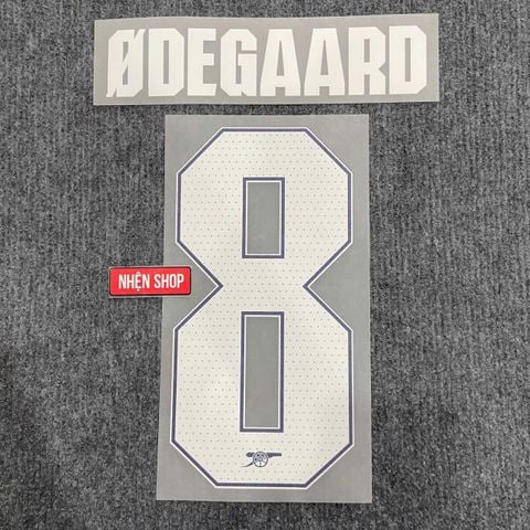 NAMESET ODEGAARD 8 AUTHENTIC ARSENAL SÂN NHÀ 2024 - 2026 UCL & FA CUP