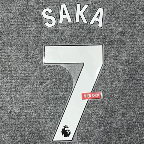 NAMESET SAKA 7 AUTHENTIC ARSENAL SÂN NHÀ 2023 - 2026 EPL