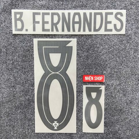 NAMESET B.FERNANDES 8 AUTHENTIC BỒ ĐÀO NHA SÂN KHÁCH 2025 NATIONS LEAGUE & VÒNG LOẠI WORLD CUP 2026