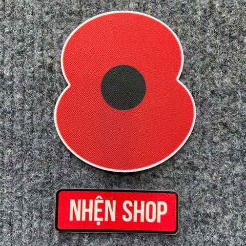 PATCH HOA POPPY AUTHENTIC NGOẠI HẠNG ANH 2024/25 EPL