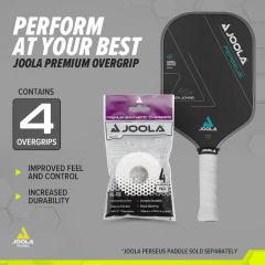 QUẤN CÁN JOOLA PREMIUM OVERGRIP (4-PACK) - TRẮNG