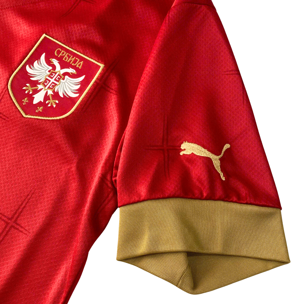 ÁO BÓNG ĐÁ SERBIA 2022/23 CHÍNH HÃNG ĐỎ SÂN NHÀ FAN - XS (ÂU)