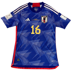 ÁO BÓNG ĐÁ TUYỂN NHẬT 2022 CHÍNH HÃNG SÂN NHÀ PLAYER TOMIYASU #16 - L (Á)