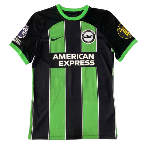 ÁO BÓNG ĐÁ BRIGHTON & HOVE 2023/24 CHÍNH HÃNG SÂN KHÁCH FAN MITOMA #22 - M (ÂU)