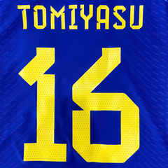 ÁO BÓNG ĐÁ TUYỂN NHẬT 2022 CHÍNH HÃNG SÂN NHÀ PLAYER TOMIYASU #16 - L (Á)