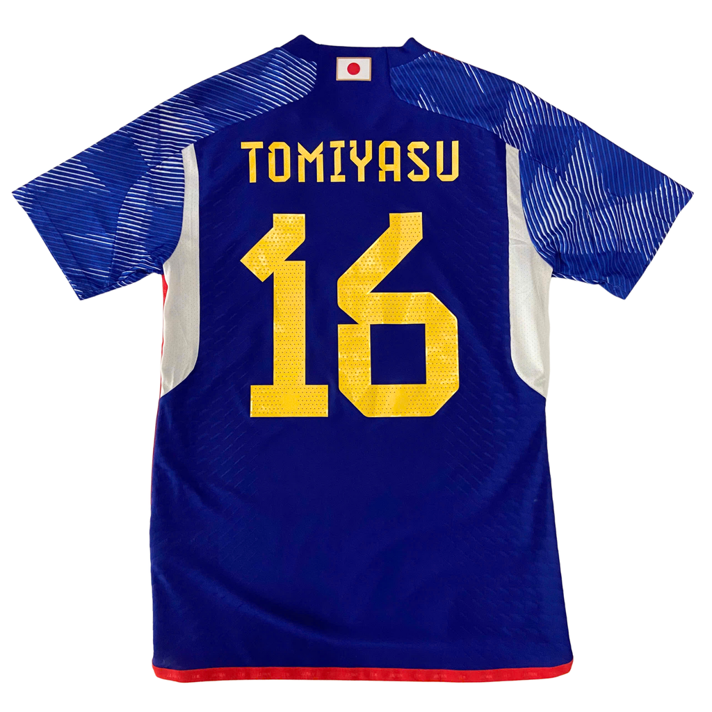 ÁO BÓNG ĐÁ TUYỂN NHẬT 2022 CHÍNH HÃNG SÂN NHÀ PLAYER TOMIYASU #16 - L (Á)