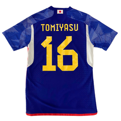 ÁO BÓNG ĐÁ TUYỂN NHẬT 2022 CHÍNH HÃNG SÂN NHÀ PLAYER TOMIYASU #16 - L (Á)