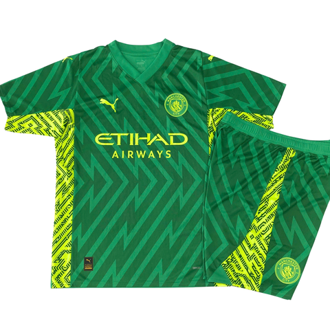 BỘ BÓNG ĐÁ THỦ MÔN MANCHESTER CITY 2023/24 CHÍNH HÃNG FAN - M (ÂU)
