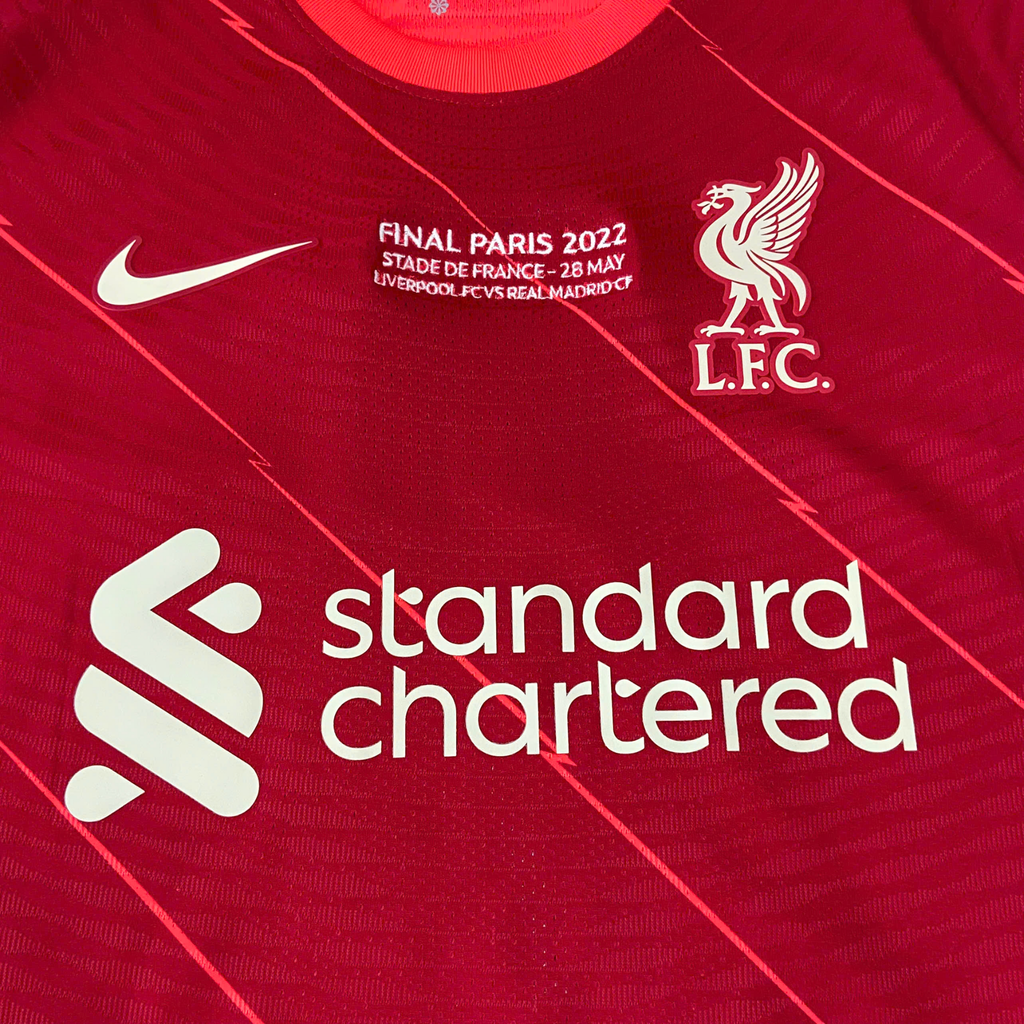 ÁO BÓNG ĐÁ LIVERPOOL 2021/22 CHÍNH HÃNG SÂN NHÀ PLAYER THIAGO #6 - M (ÂU)