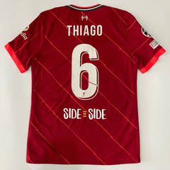 ÁO BÓNG ĐÁ LIVERPOOL 2021/22 CHÍNH HÃNG SÂN NHÀ PLAYER THIAGO #6 - M (ÂU)