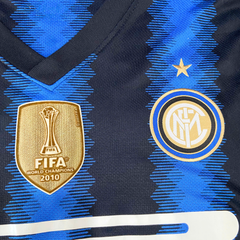 ÁO BÓNG ĐÁ INTER MILAN 2010/11 CHÍNH HÃNG SÂN NHÀ  FAN NAGATOMO #55 - S (ÂU)