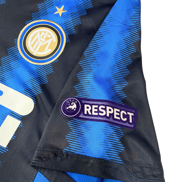 ÁO BÓNG ĐÁ INTER MILAN 2010/11 CHÍNH HÃNG SÂN NHÀ  FAN NAGATOMO #55 - S (ÂU)