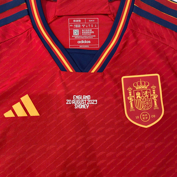 ÁO BÓNG ĐÁ TÂY BAN NHA 2023 CHÍNH HÃNG SÂN NHÀ PLAYER - L (Á) HE2021