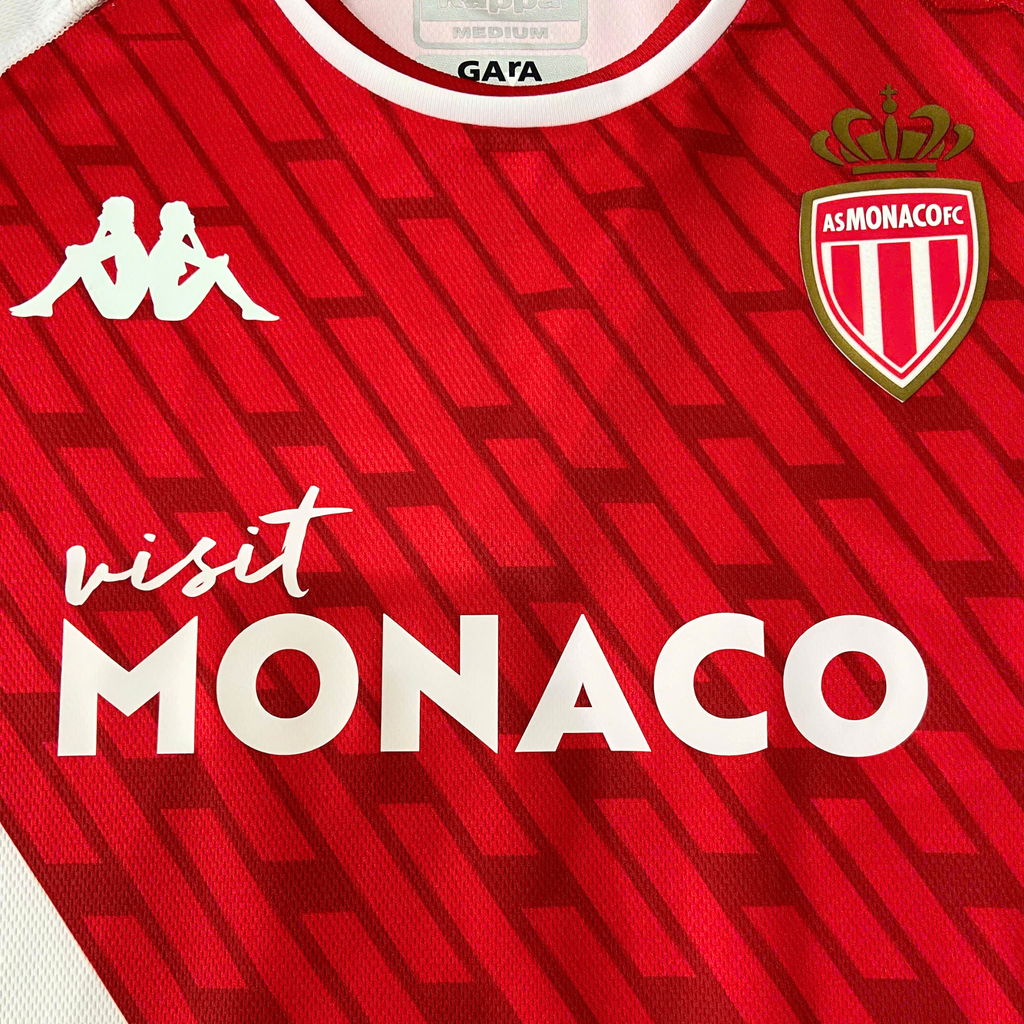 ÁO BÓNG ĐÁ MONACO 2023/24 CHÍNH HÃNG SÂN NHÀ PLAYER MINAMINO #18 - M (ÂU)
