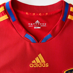ÁO BÓNG ĐÁ TÂY BAN NHA 2009/10 CHÍNH HÃNG SÂN NHÀ FAN - S (ÂU)