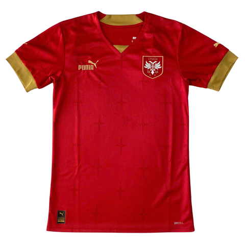 ÁO BÓNG ĐÁ SERBIA 2022/23 CHÍNH HÃNG ĐỎ SÂN NHÀ FAN - XS (ÂU)