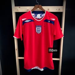 ÁO ĐẤU ENGLAND 2008 RETRO ĐỎ ( ĐỘI TUYỂN ANH 2008 SÂN KHÁCH )