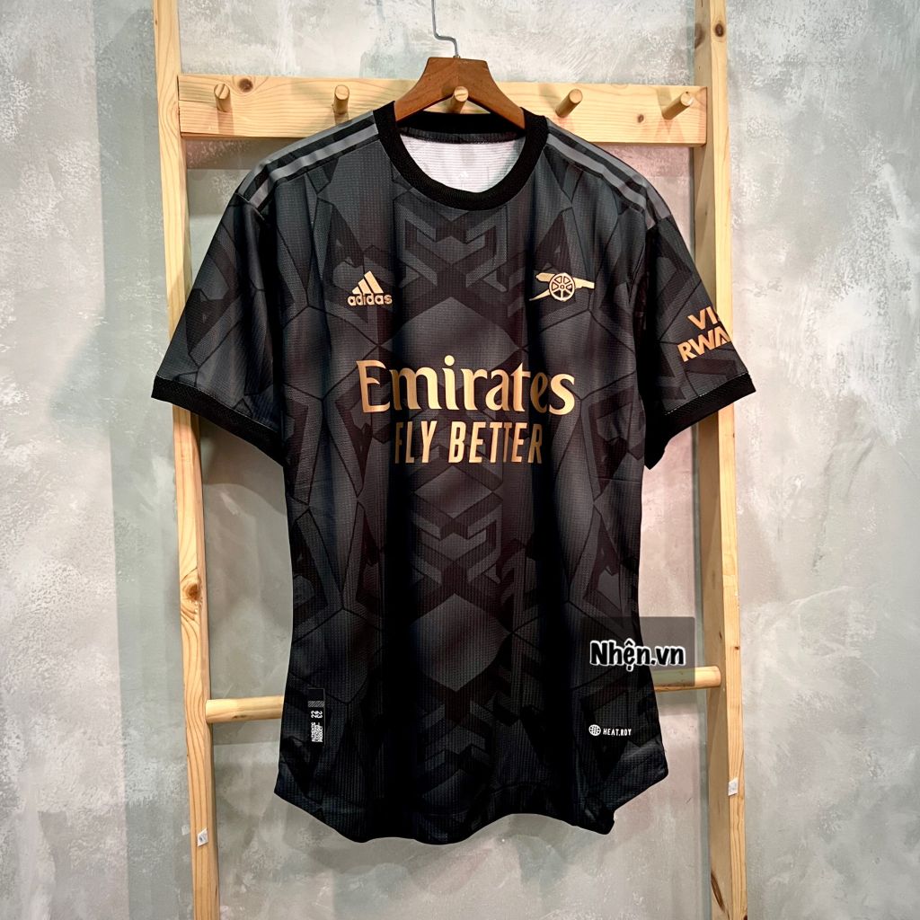Áo Đấu Arsenal Sân Khách Đen Bản Player Mùa Giải 2022/23 – Nhện Shop