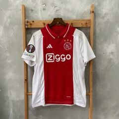 ÁO ĐẤU AJAX 2024/25 HÀNG THÁI SÂN NHÀ ĐỎ TRẮNG FAN