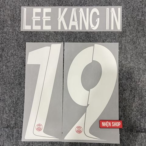 NAMESET LEE KANG IN 19 AUTHENTIC PARIS SAINT-GERMAIN SÂN NHÀ 2023/24 UCL