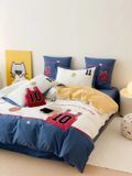  Bộ Chăn Ga Cotton Linen Kids - Bóng Rổ Số 10 