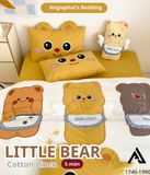  Bộ Chăn Ga Cotton Linen Kids - BEAR 