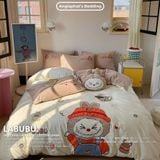  Bộ Chăn Ga Cotton Linen Kids - LABUBU 
