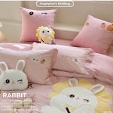  Bộ Chăn Ga Cotton Linen Kids - RABBIT 