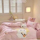  Bộ Chăn Ga Cotton Linen Kids - RABBIT 