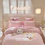  Bộ Chăn Ga Cotton Linen Kids - RABBIT 