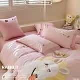  Bộ Chăn Ga Cotton Linen Kids - RABBIT 