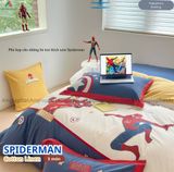  Bộ Chăn Ga Cotton Linen Kids - SPIDER MEN 