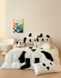  Bộ Chăn Ga Cotton Linen Kids - Khỉ Đen 