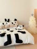  Bộ Chăn Ga Cotton Linen Kids - Khỉ Đen 
