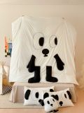  Bộ Chăn Ga Cotton Linen Kids - Khỉ Đen 