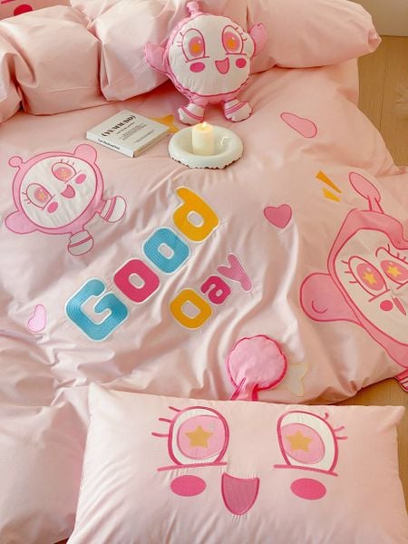 Bộ Chăn Ga Cotton Linen Kids - CUTIES 6 
