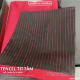  Set Chăn Ga Tencel Tơ Tằm COLOGNE - Đen Hồng 