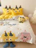  Bộ Chăn Ga Cotton Linen Kids - CUTIES 4 