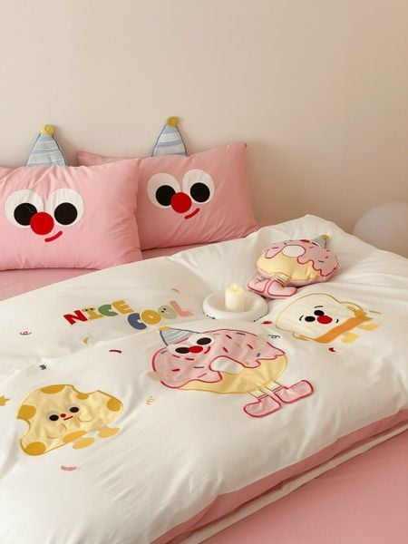  Bộ Chăn Ga Cotton Linen Kids - CUTIES 3 