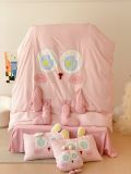  Bộ Chăn Ga Cotton Linen Kids - GẤU CHÂN DÀI 
